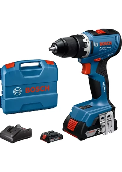 Bosch Gsr 18v-65 Akülü Delme Vidalama 2x2.0ah ürün görseli 1