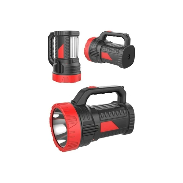 15w Led Şarjlı El Feneri 26smd Led Çift Yönlü ürün görseli 1
