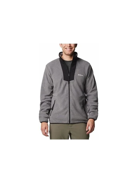 Columbia Sequoia Grove™ Full Zip Fleece Koyu Gri Melanj Erkek Outdoor Polar AM0596 ürün görseli 1