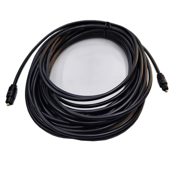 fiber Optik kablo toslink optik audio ses kablosu 10m - Resim 2