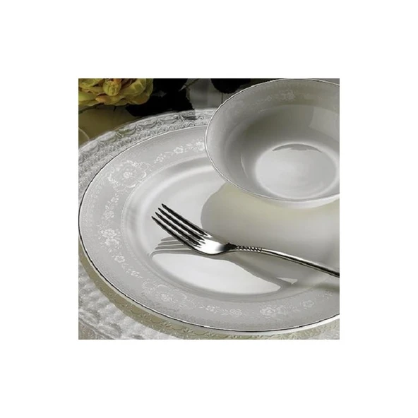 Aryıldız Bone Square 31021 Porselen 60 Parça Yemek Takımı ürün görseli 1