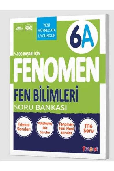 Fenomen Okul 2026 6. Sınıf Fen Bilimleri A Soru Bankası Yeni Nesile Kolay Geçiş Güncel Müfredat ürün görseli 1