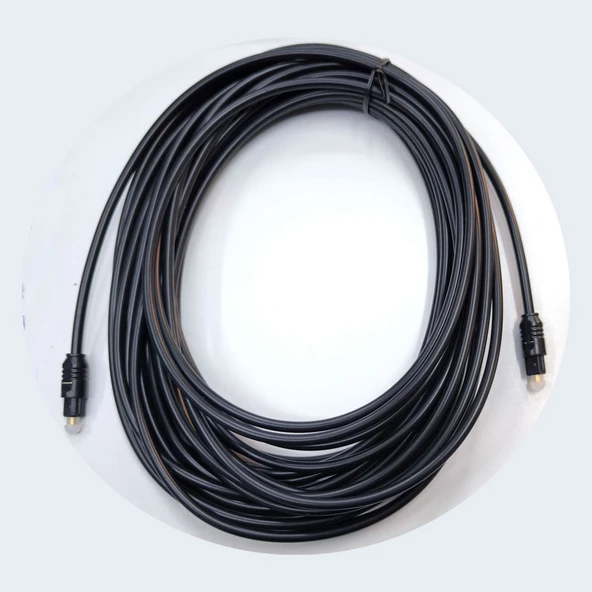 fiber Optik kablo toslink optik audio ses kablosu 10m - Resim 3