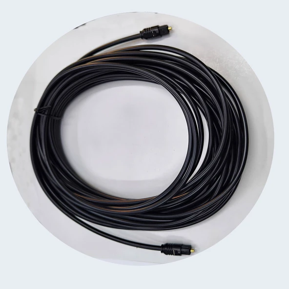 fiber Optik kablo toslink optik audio ses kablosu 10m ürün görseli 1