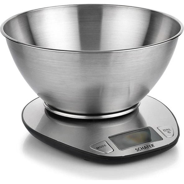 Schafer Emma Mutfak Baskülü - 2 Parça - Inox ürün görseli 1