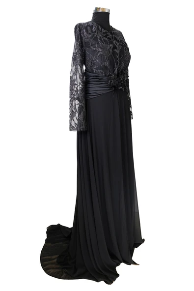 9617 LACRİMA ABİYE ELBİSE - Resim 7