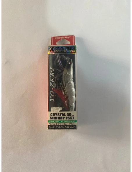 YO-ZURİ CRYSTAL 3D SHRIMP 70 MM (SS) F-987 - HGS  MAKET YEM ürün görseli 1