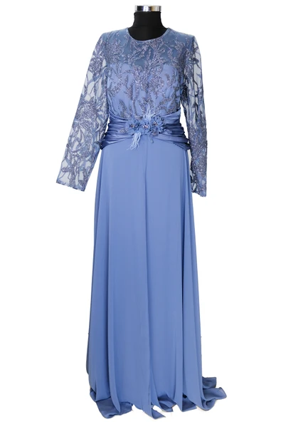 9617 LACRİMA ABİYE ELBİSE - Resim 3