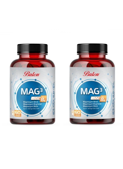 Balen Mag 3 Magnezyum 679 mg 60 Kapsül 2 Adet ürün görseli 1