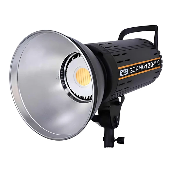 GDX 120W BiColor LED Video Işığı HD-120II C Ayarlanabilir Renk Sıcaklığı Sürekli Işık ürün görseli 1