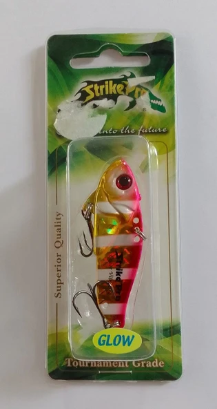 STRİKE PRO 5.5 CM VİBRASYON JİG YEM GLOW SIN52L (GOLD  ZEBRA) ürün görseli 1