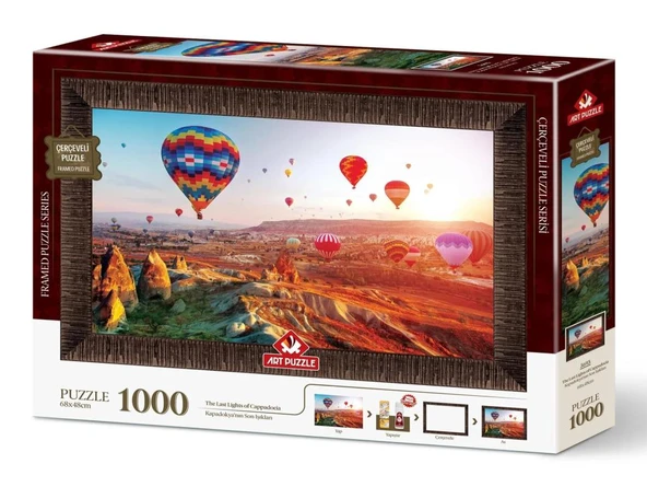 Art Puzzle Kapadokya'nın Son Işıkları - 1000 Parça 5693 ürün görseli 1