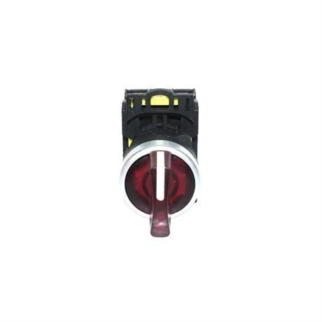 Eurowest Işıklı Kalıcı Mandal Buton 1-0-2 Kırmızı Led 220V ( 5 ADET ) ürün görseli 1