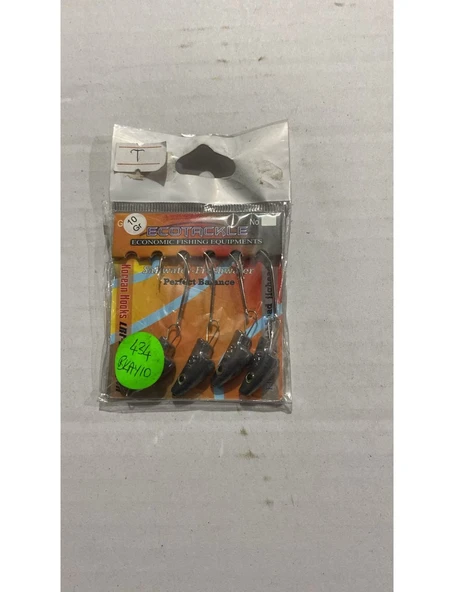ECOTACKLE 10 GRAM GRİ RENKLİ BALIK KAFALI ZOKA ürün görseli 1