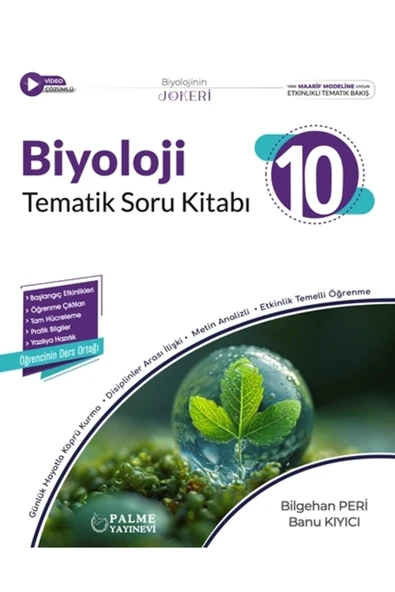 10.SINIF JOKER BİYOLOJİ SORU KİTABI TEMATİK *YENİ MÜFREDAT* ürün görseli 1