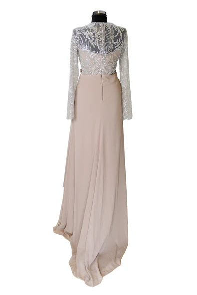 9652 LACRİMA ABİYE ELBİSE - Resim 11