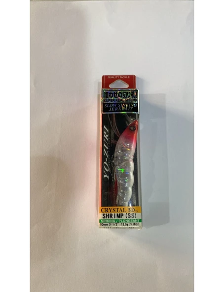 Yozuri Crystal 3D Shrimp Kalamar Sahte Balığı 90 MM F988-HRH ürün görseli 1