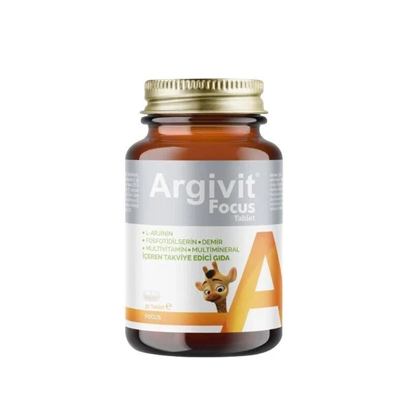 Argivit Focus Takviye Edici Gıda 30 Tablet ürün görseli 1