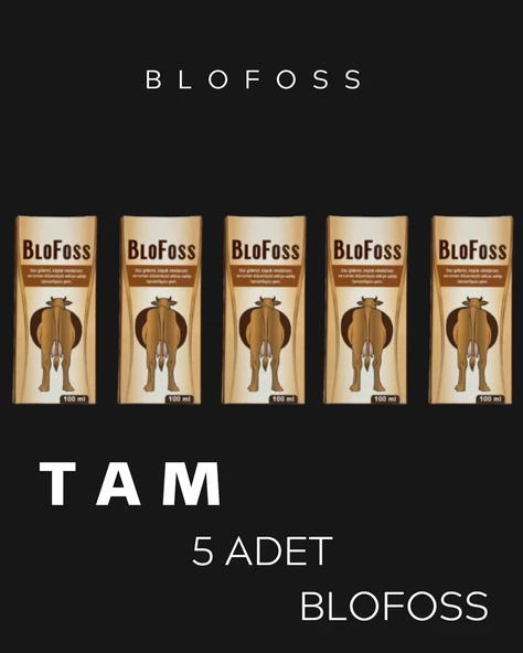 5 Adet Royal Blofoss Sindirim Düzenleyici ve Gaz Giderici Şurup(Bir Ürün 100 ml ) ürün görseli 1