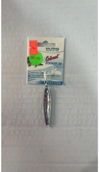 BALZER COLONEL ZOCKER 3D 14 GRAM ART NO:1 39510/014 REGENBOGENFORELLE  JİG YEM ürün görseli 1