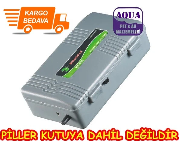 Pilli Hava Motoru RS-960 Akvaryum İçin Taşınabilir Hava Motoru ürün görseli 1