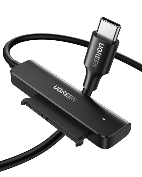 UGREEN USB-C to 2.5-Inch SATA Dönüştürücü Adaptör, 70610 ürün görseli 1