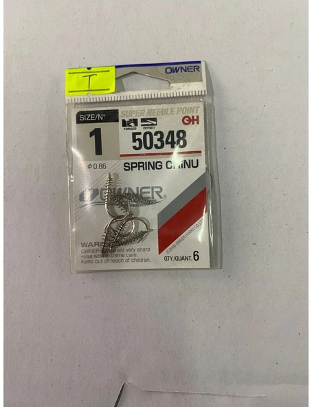 OWNER 50348 SPRING CHINU NO:1 YAYLI OLTA İĞNESİ ürün görseli 1