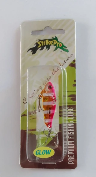 STRİKE PRO 3.5 CM VİBRASYON JİG YEM GLOW SIN52L (GOLD ZEBRA) ürün görseli 1