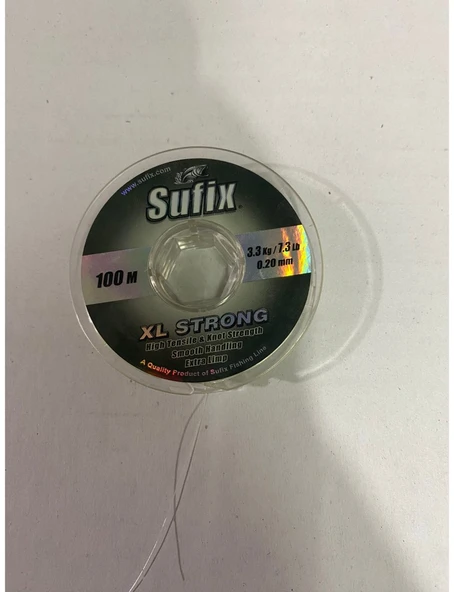 SUFİX XL STRONG 0.20 MM 100 METRE LİMON YEŞİLİ OLTA MİSİNASI ürün görseli 1