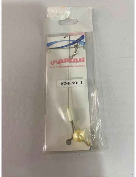 CAPTAİN BOİLİ TAKIMI TEKLİ SARI BONCUKLU ürün görseli 1