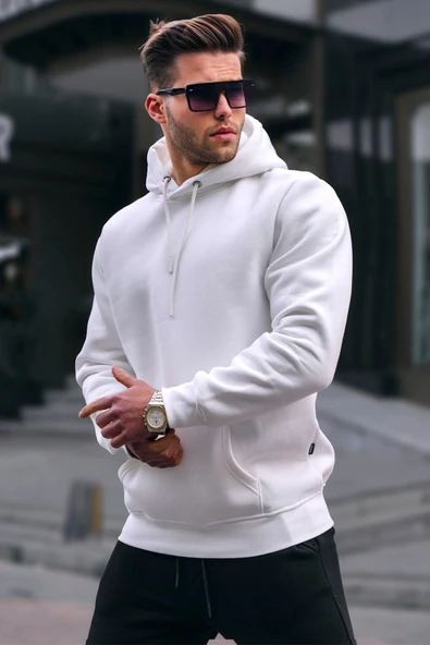 Madmext Ekru Erkek Sweatshirt 5339 ürün görseli 1