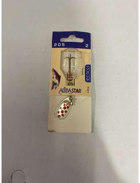 ALBA STAR REMSS 205 NO:2 4.50 GRAM KIRMIZI BENEKLİ OLTA KAŞIĞI ürün görseli 1