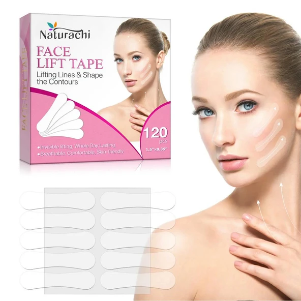 Face Yoga Yüz Gerdirme ve Kırışıklık Bandı Görünmez Face Tape ürün görseli 1