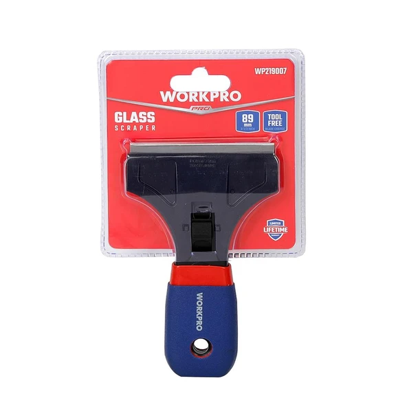WORKPRO WP219007 90mm Geri Çekilebilir Profesyonel Kazıma Bıçağı - Resim 9