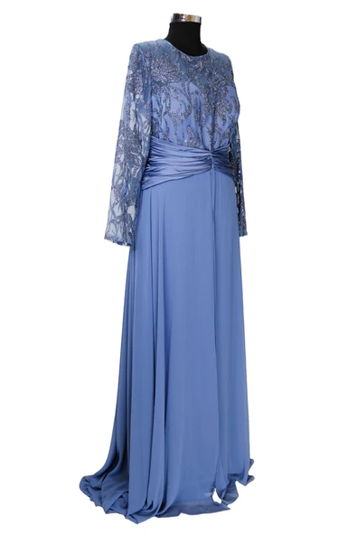 9617 LACRİMA ABİYE ELBİSE - Resim 9