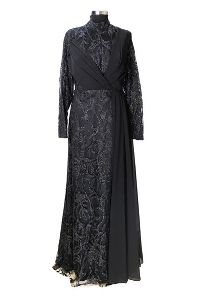 9610 LACRİMA ABİYE ELBİSE - Resim 3