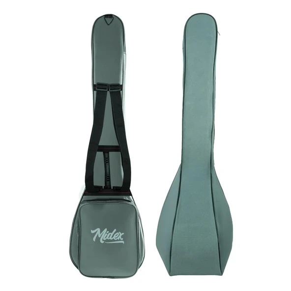 Midex CS-122 Uzun Sap Saz Bağlama Gigbag Çantası Kılıfı Kalın Soft Case ürün görseli 1