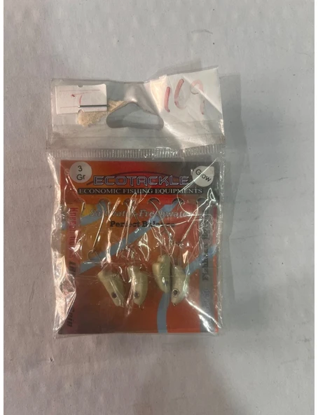 ECOTACKLE GLOW RENKLİ (FOSFORLU)  BALIK  KAFALI 3 GRAM HAREKETLİ  ZOKA ürün görseli 1