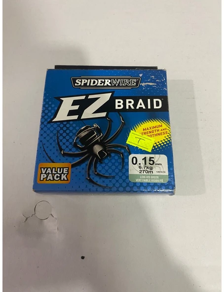 SPİDERWİRE EZ BRAİD 0.15 MM 270 METRE  İP OLTA  MİSİNASI ürün görseli 1
