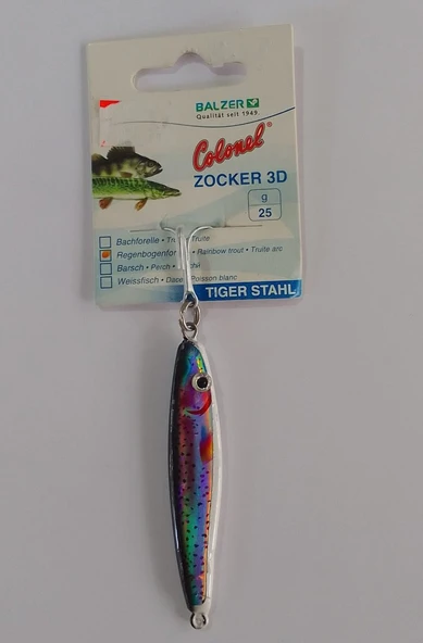 BALZER COLONEL ZOCKER 3D 25 GRAM ART NO:1 39510/025 JİG YEM ürün görseli 1