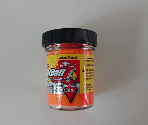 BERKLEY POWERBAİT NATUREL SCENT SARIMSAKLI LEQUILA FİRE (92720) ALABALIK HAMURU ürün görseli 1