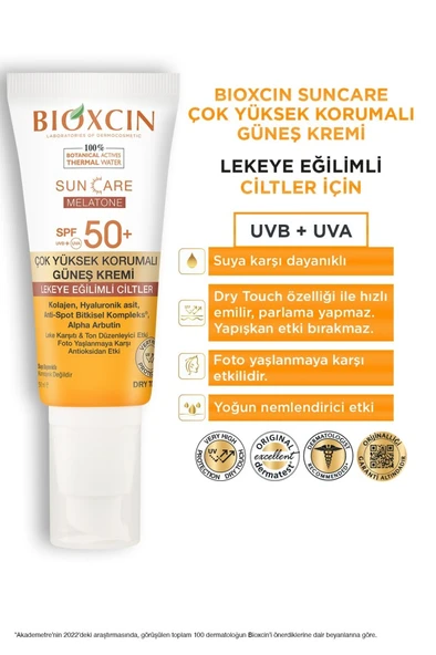 Bioxcin Sun Care Lekeye Eğilimli Ciltler Için Çok Yüksek Korumalı Güneş Kremi 50 Spf - Leke Ve Çil ürün görseli 1