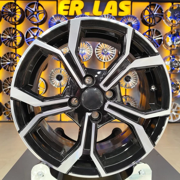 SONİC 7516 6.5*15 4*100 ET35 BLACK MACK JANT 4 lü Takım ürün görseli 1