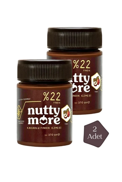 %22 Kakaolu Fındık Ezmesi 370 gr x 2 Adet ürün görseli 1