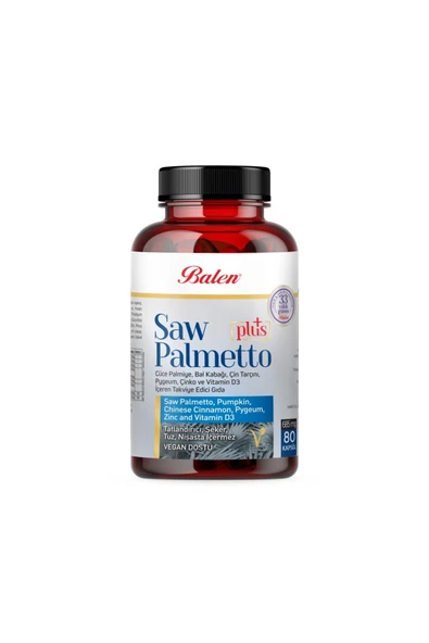 Balen Saw Palmetto 685 mg 80 Kapsül ürün görseli 1