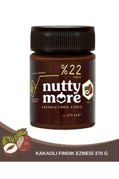 Nuttymore Kakaolu Fındık Ezmesi %22 370 gr ürün görseli 1