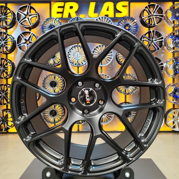 SLK-8018 9,5*19 5*112 ET43 73,1 MAT BLACK JANT 4 lü Takım ürün görseli 1