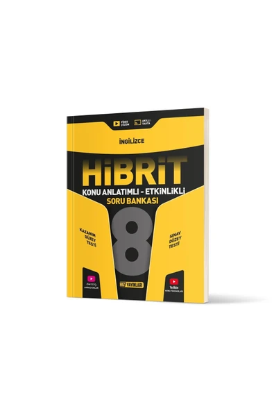 8. Sınıf Hibrit İngilizce Soru Bankası / Kolektif / Hız Yayınları / 9786256071681 ürün görseli 1