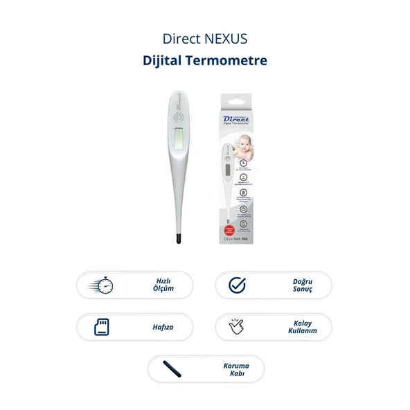 Direct Nexus Dijital Çubuk Ateş Ölçer - Resim 2