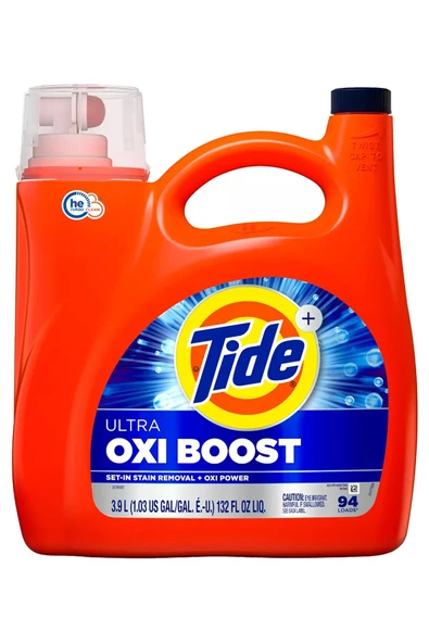 Tide Ultra Oxi Boost Sıvı Çamaşır Deterjanı 94 Yıkama 3.9LT ürün görseli 1